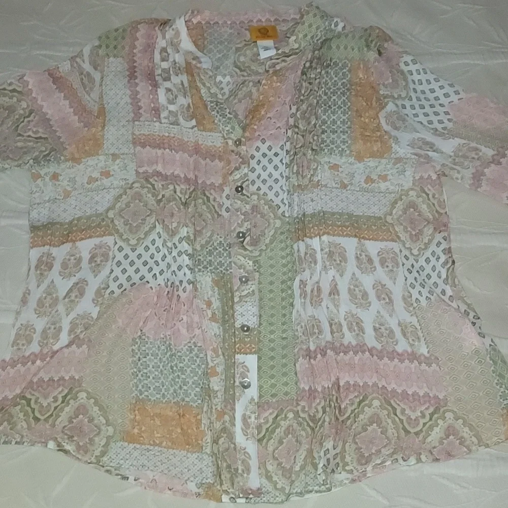 Ruby Rd. Boho Blouse - Picture 8 of 9